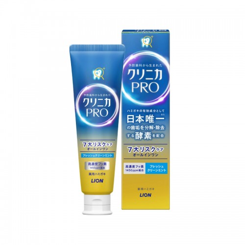 LION 獅王 CLINICA PRO 酵素多重防護 多效合一牙膏 95g-清新薄荷 95g 163-0349 LION 獅王 CLINICA PRO 酵素多重防護 多效合一牙膏 95g-清新薄荷 95g 163-0349